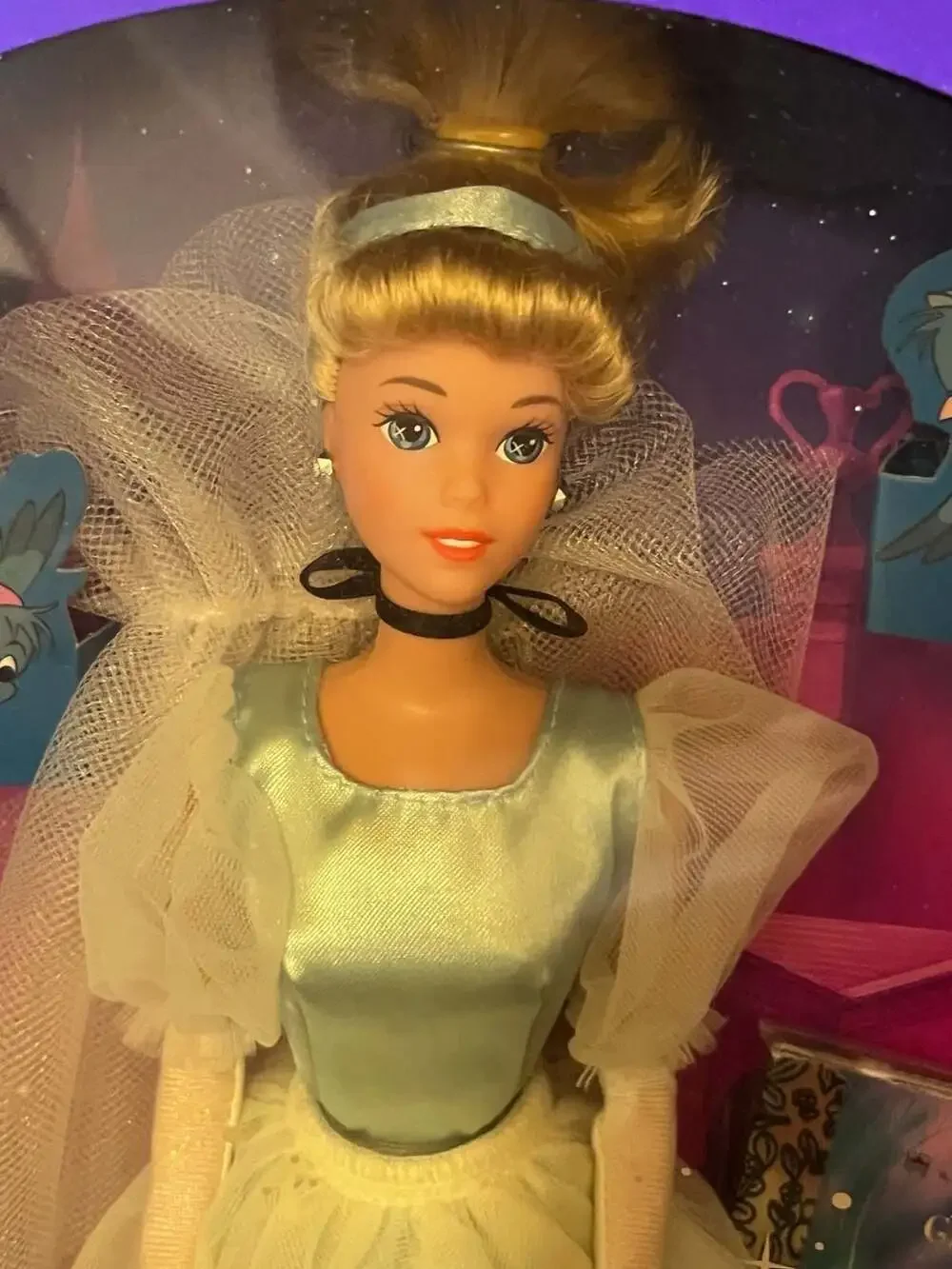 1991 Mattel Disney Classics Cinderella #1624 Reversible Ballgown and Golden Book